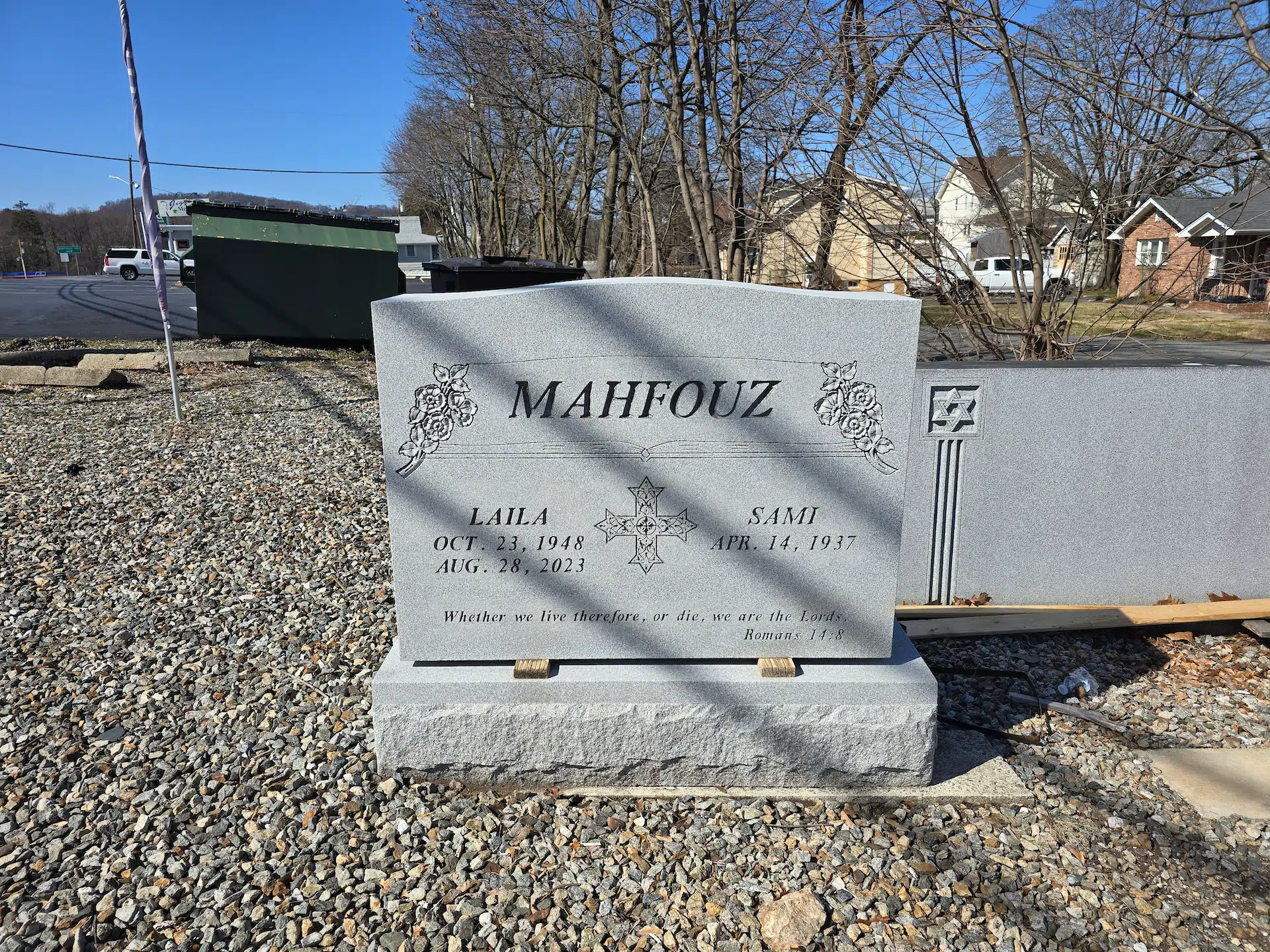 granite Engraving Service hand-carved by Grave Engraving Guide in NJ — image 2